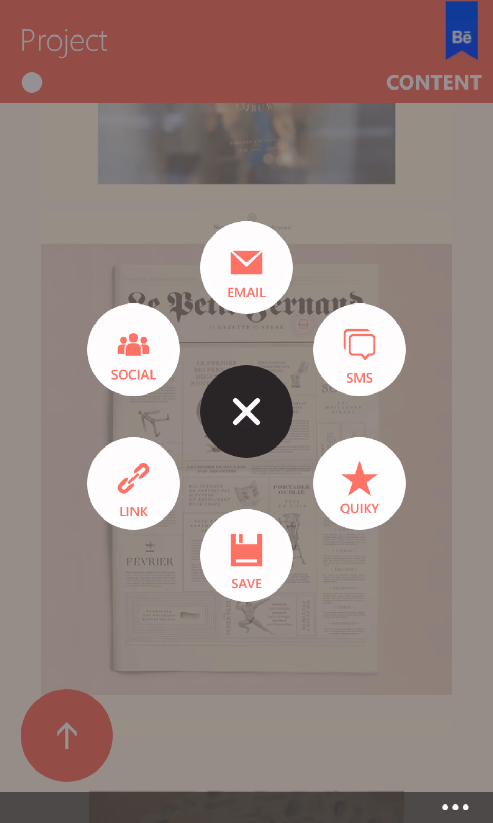Save in Quiky via share menu